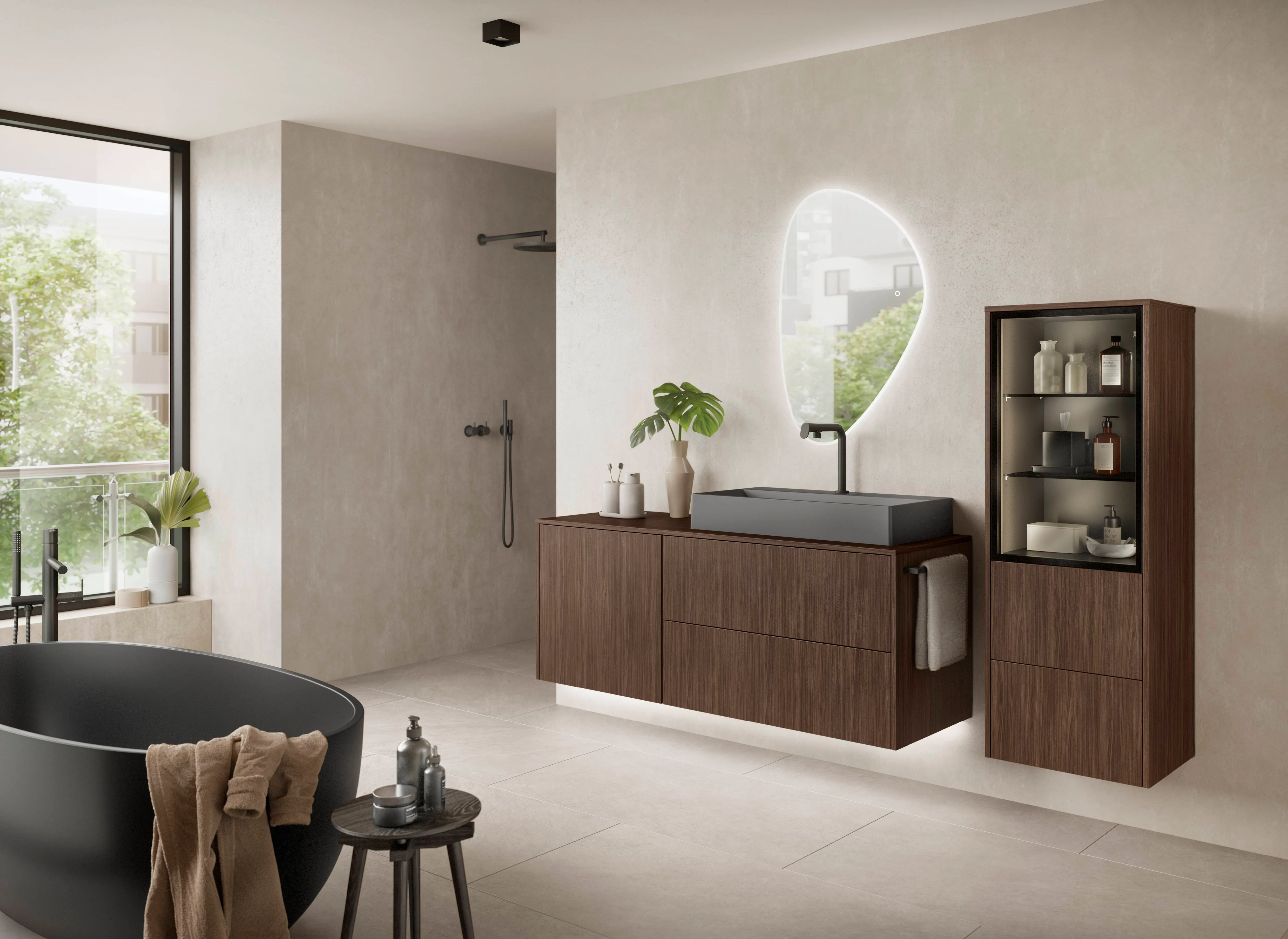 Structura — 407 Milano walnut reproduction