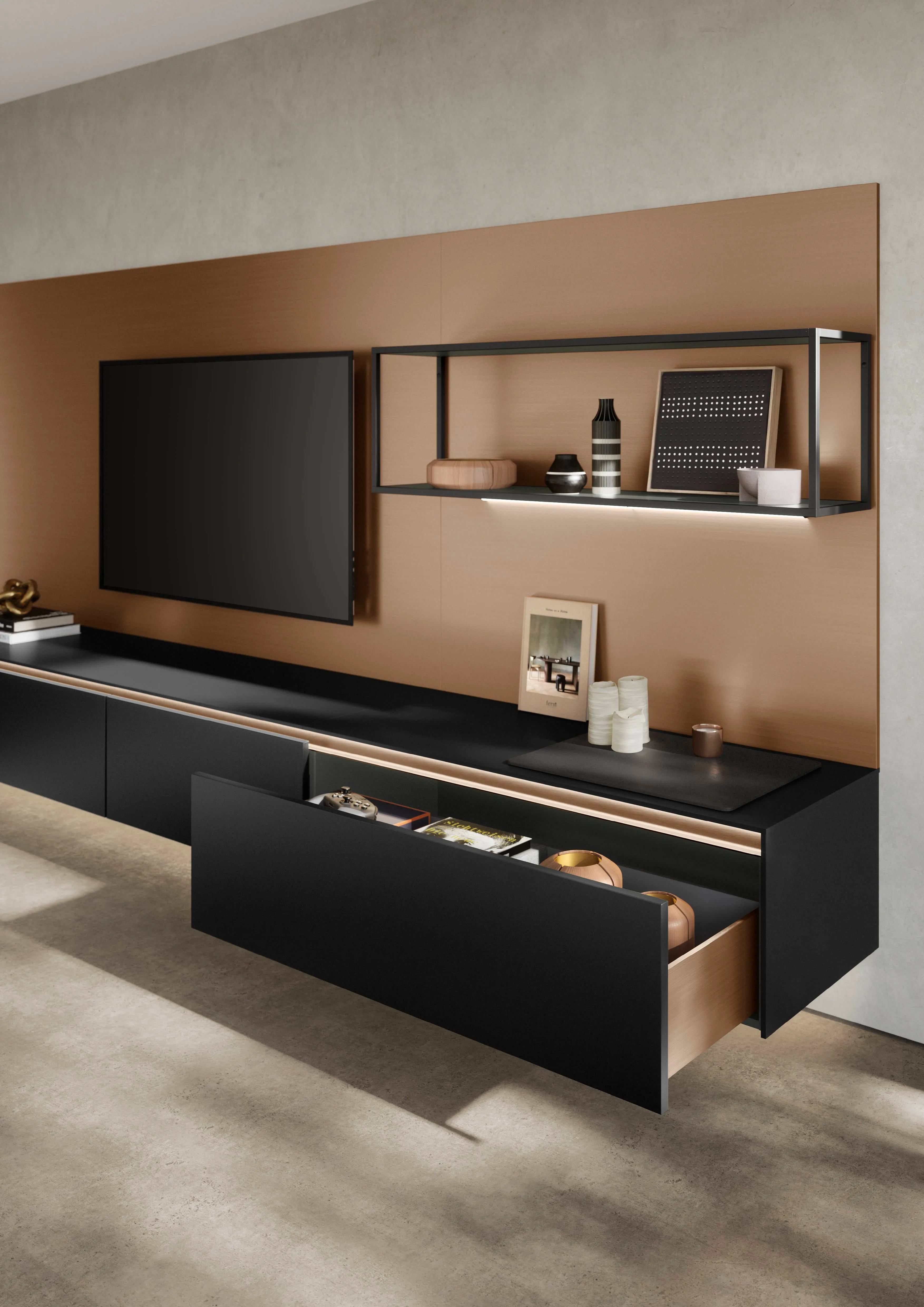 Senso 496 Lacquer, premium honed black — detajl 1