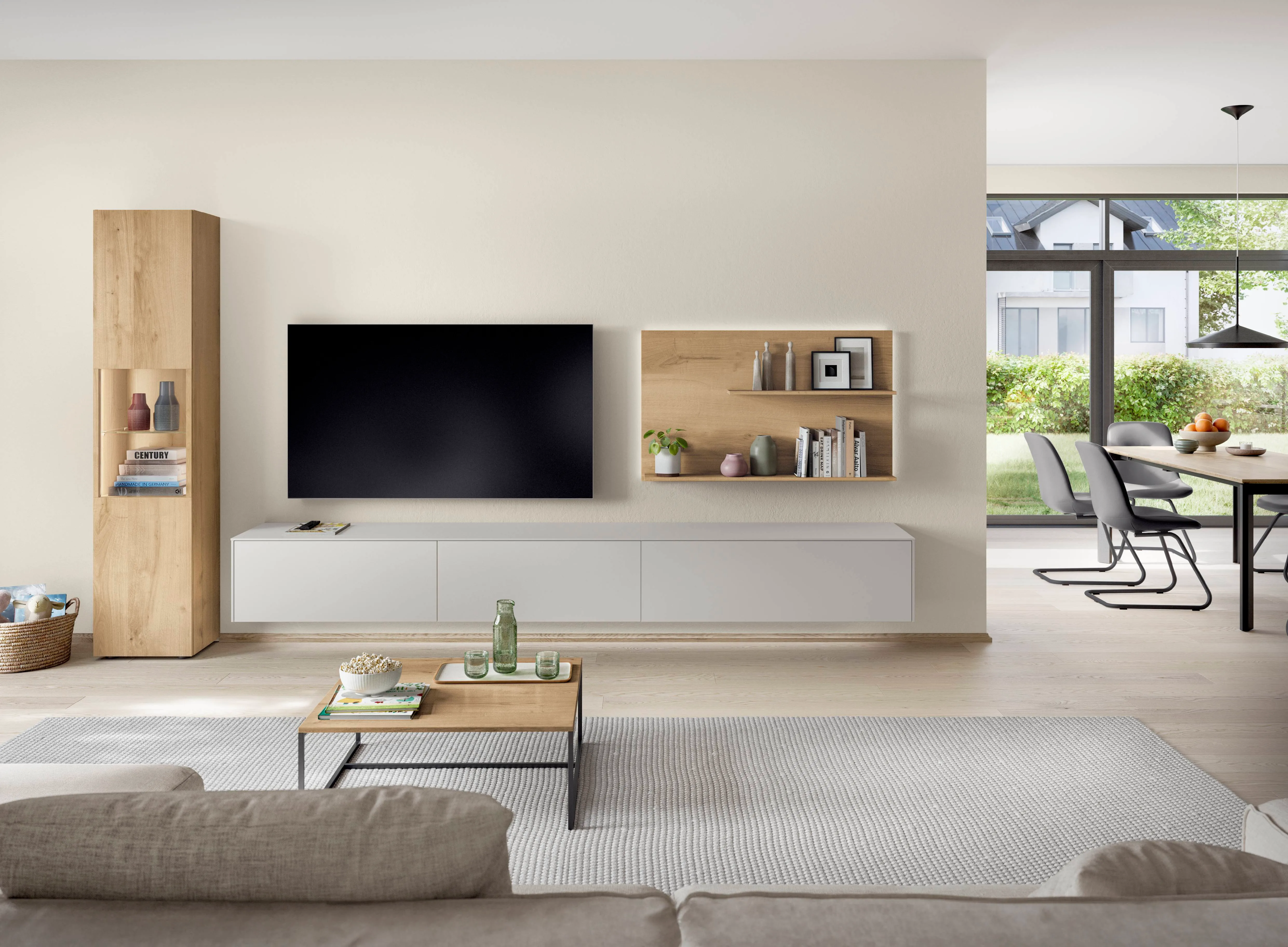 Softline 508 Lacquer, perfect honed satin grey — ambient 3