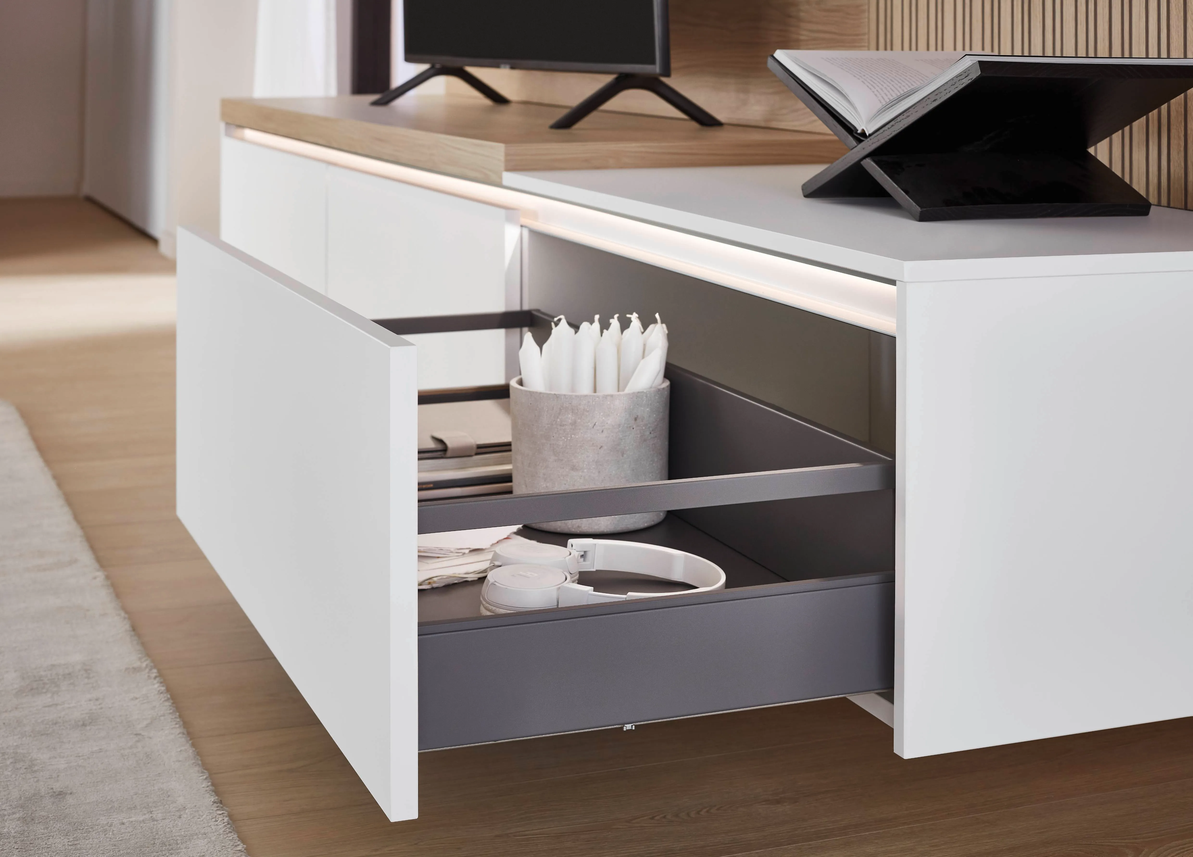 Senso 490 Lacquer, premium honed alpine white — detajl 2