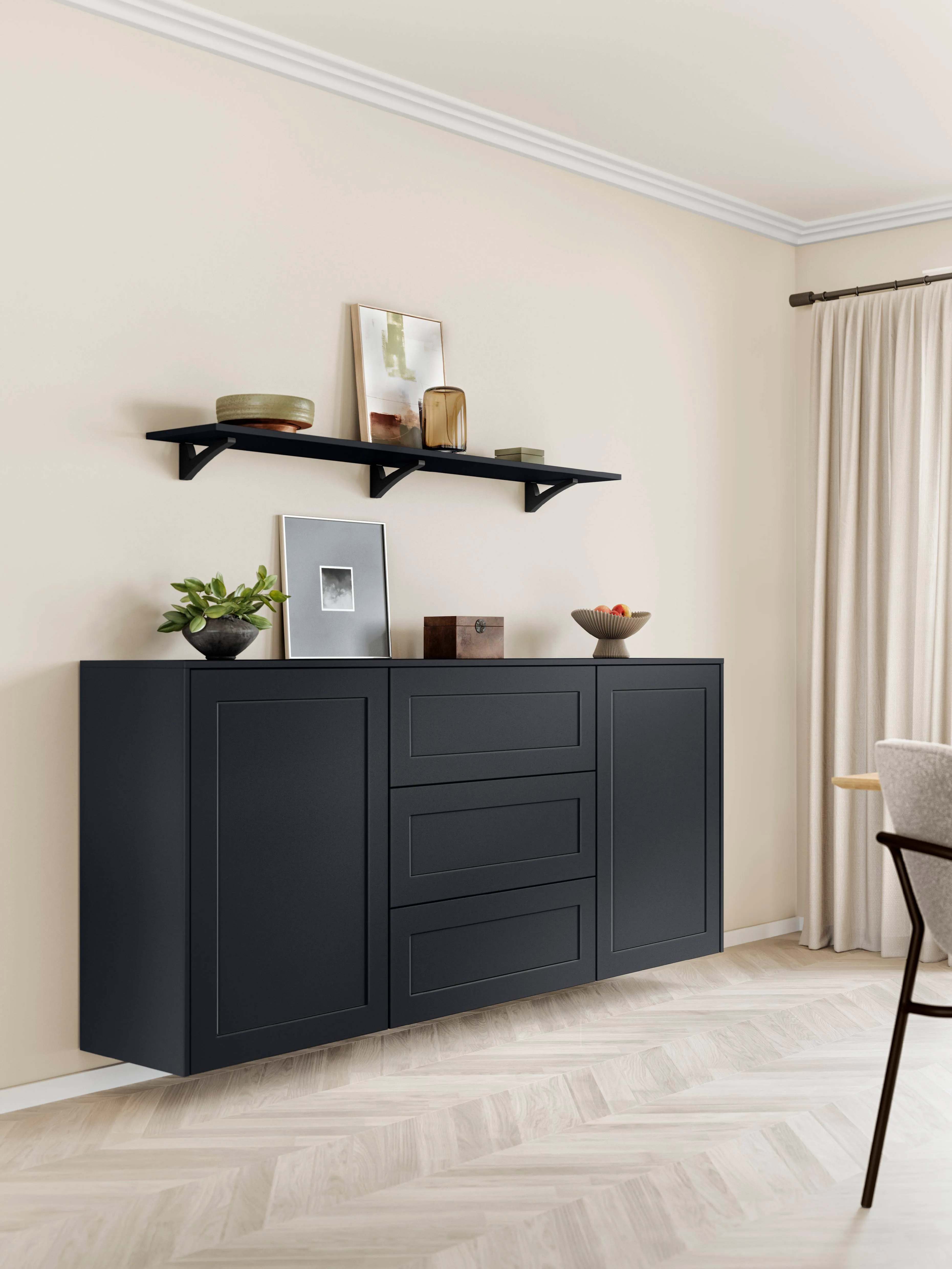 Nordic 791 Lacquer, perfect honed black — detajl 1
