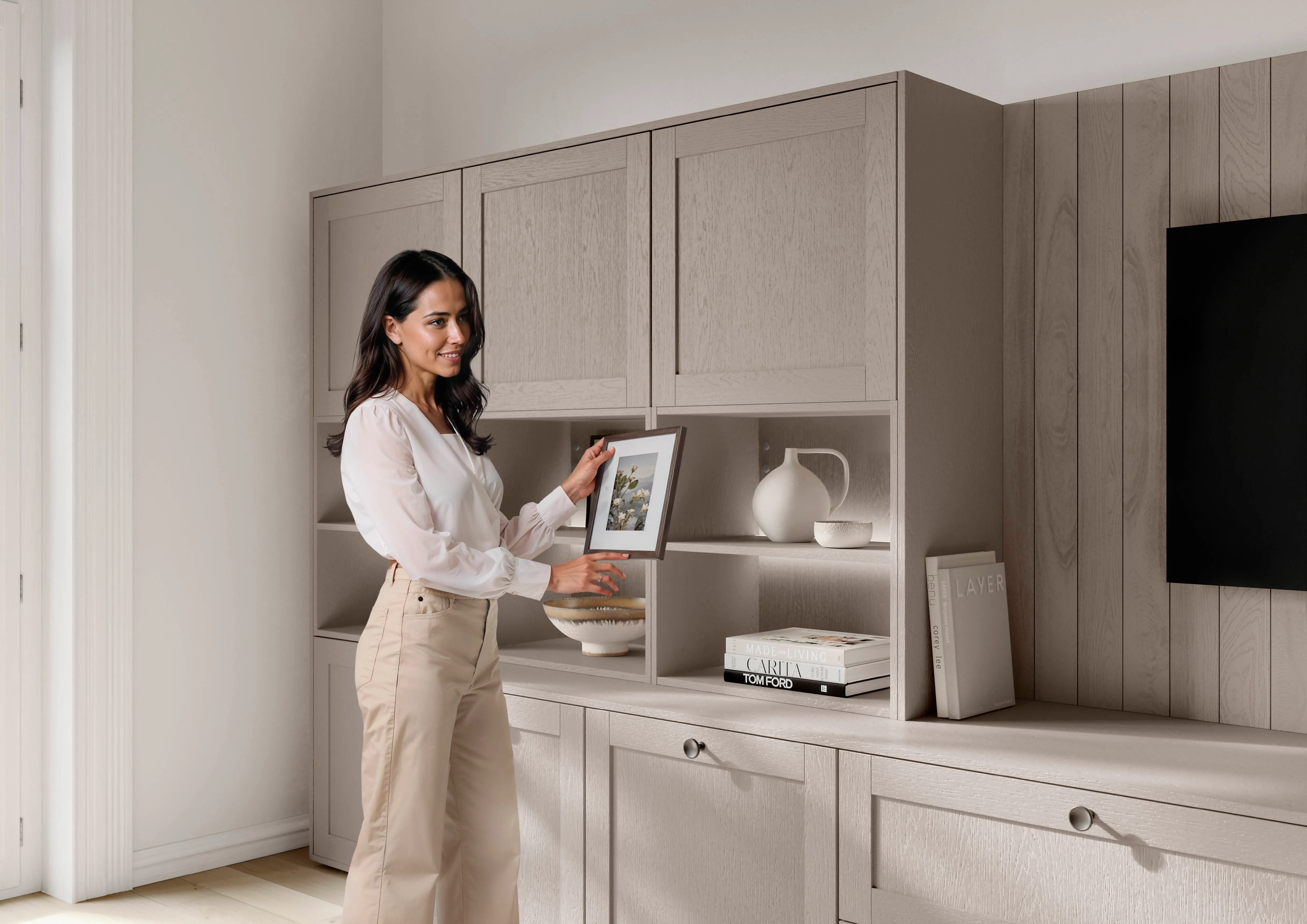 Nordic 619 Lacquered laminate, macchiato wood texture — detajl 2