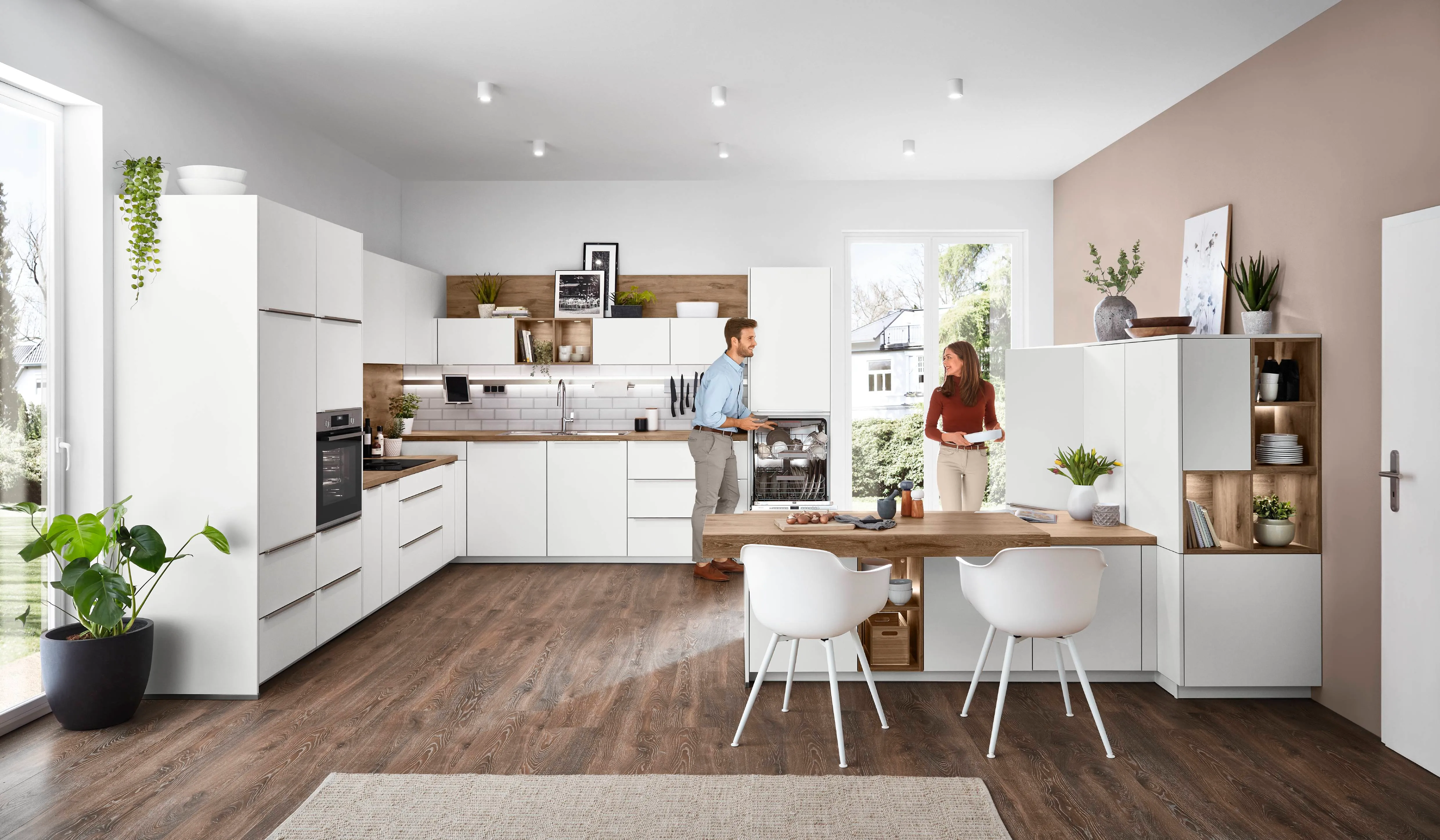 Senso 488 Lacquered, premium honed white — ambient 12