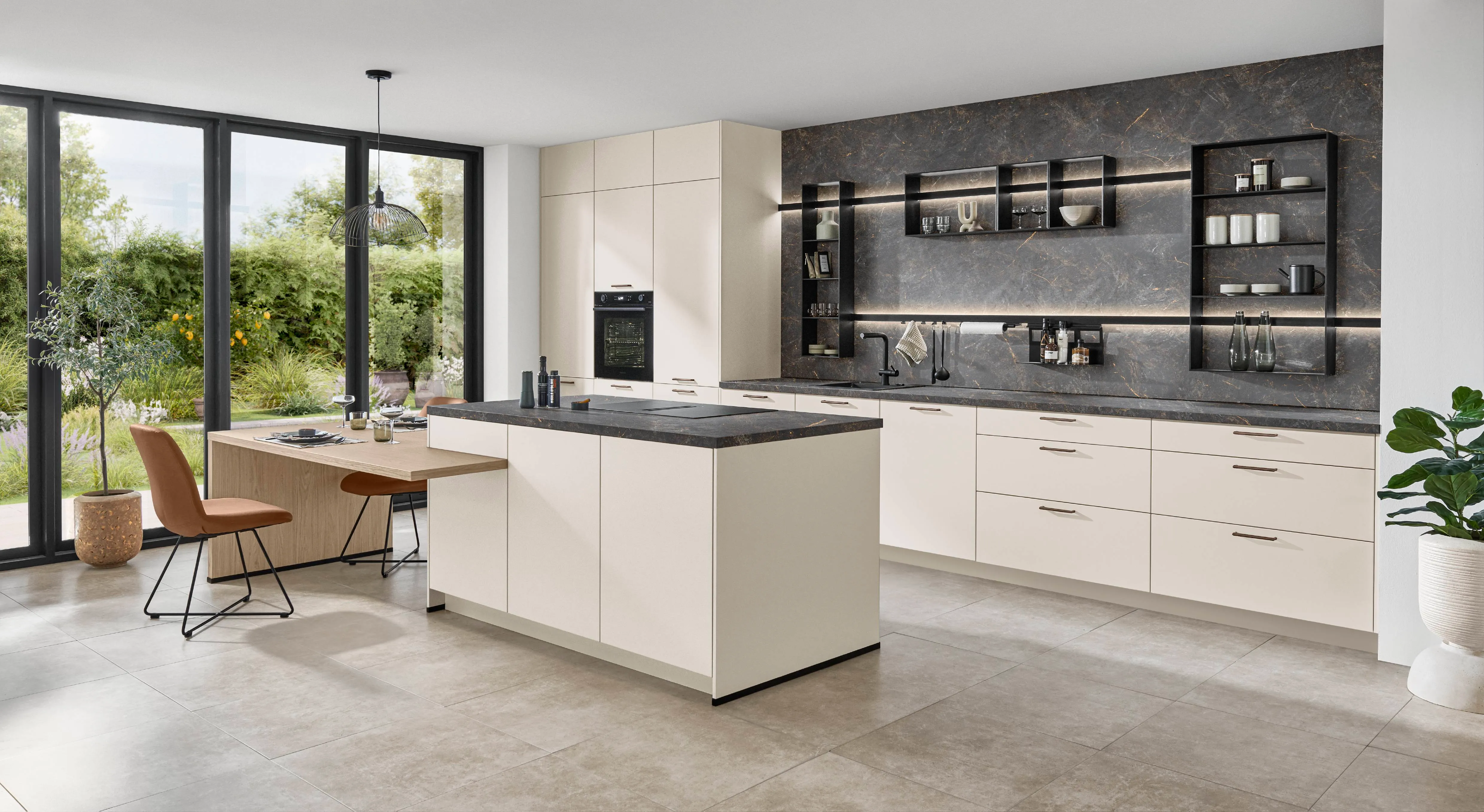 Softline 510 Lacquer, perfect honed ivory — ambient 2