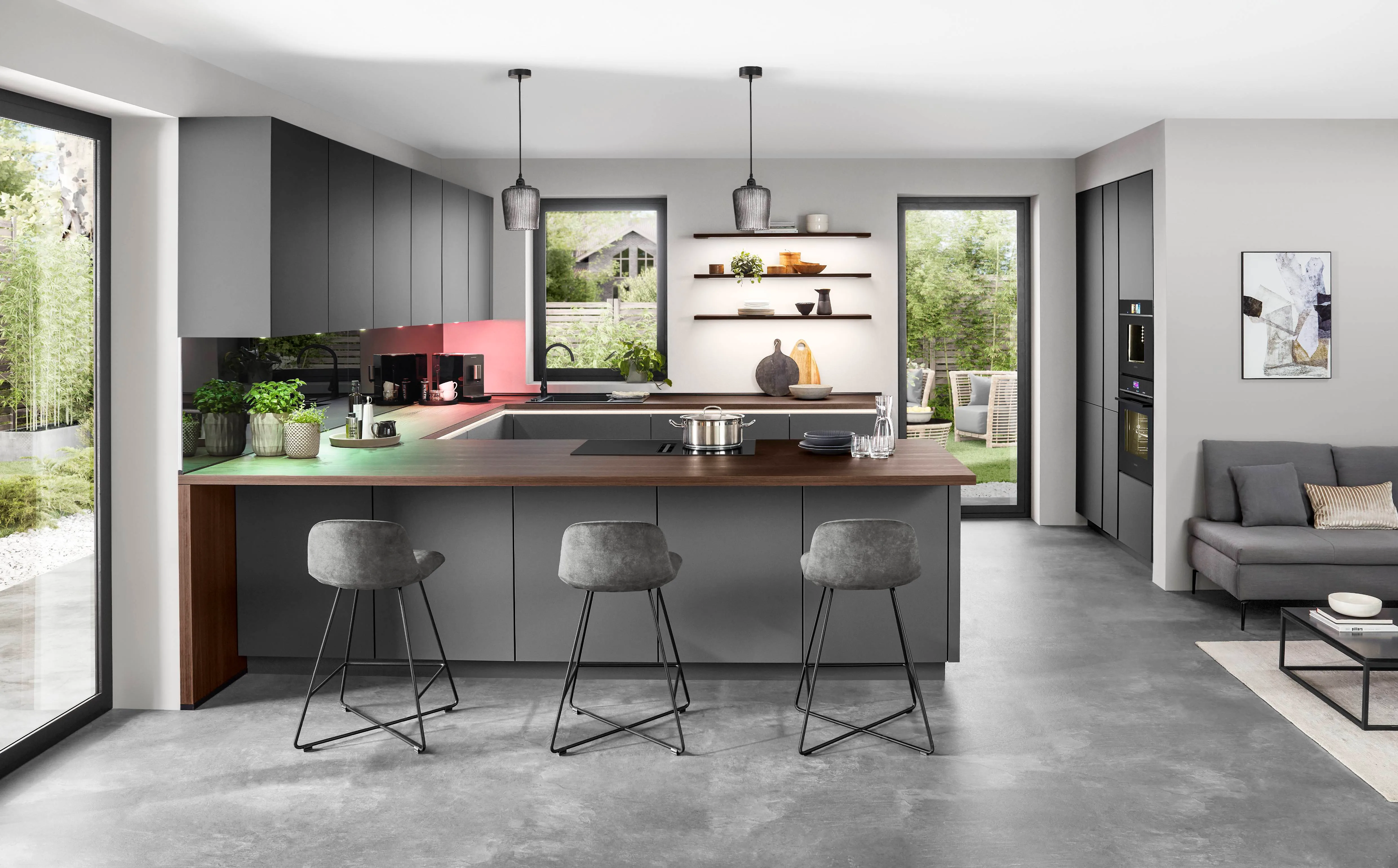 Senso 491 Lacquer, premium honed slate grey — ambient 9