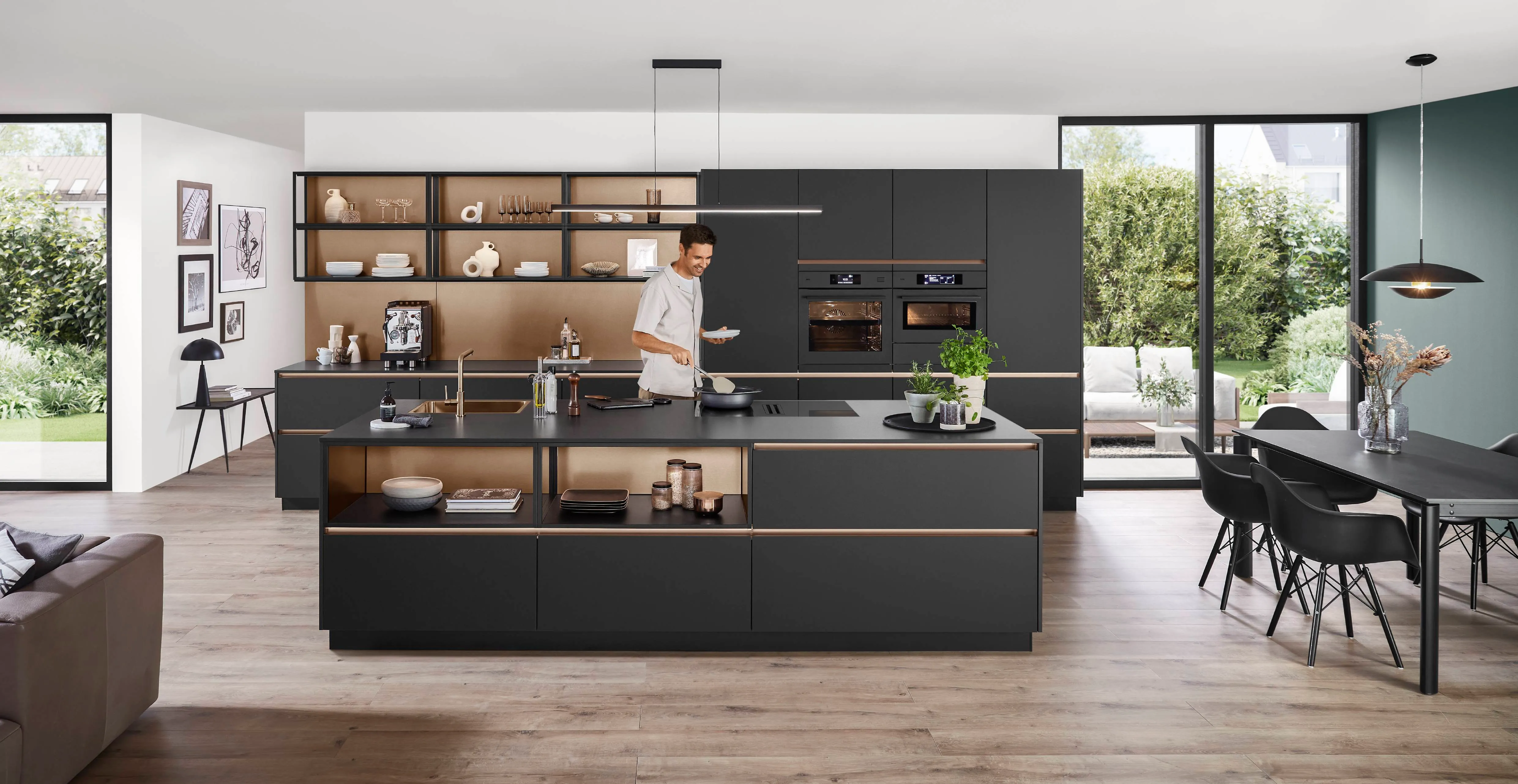 Senso 496 Lacquer, premium honed black — ambient 4
