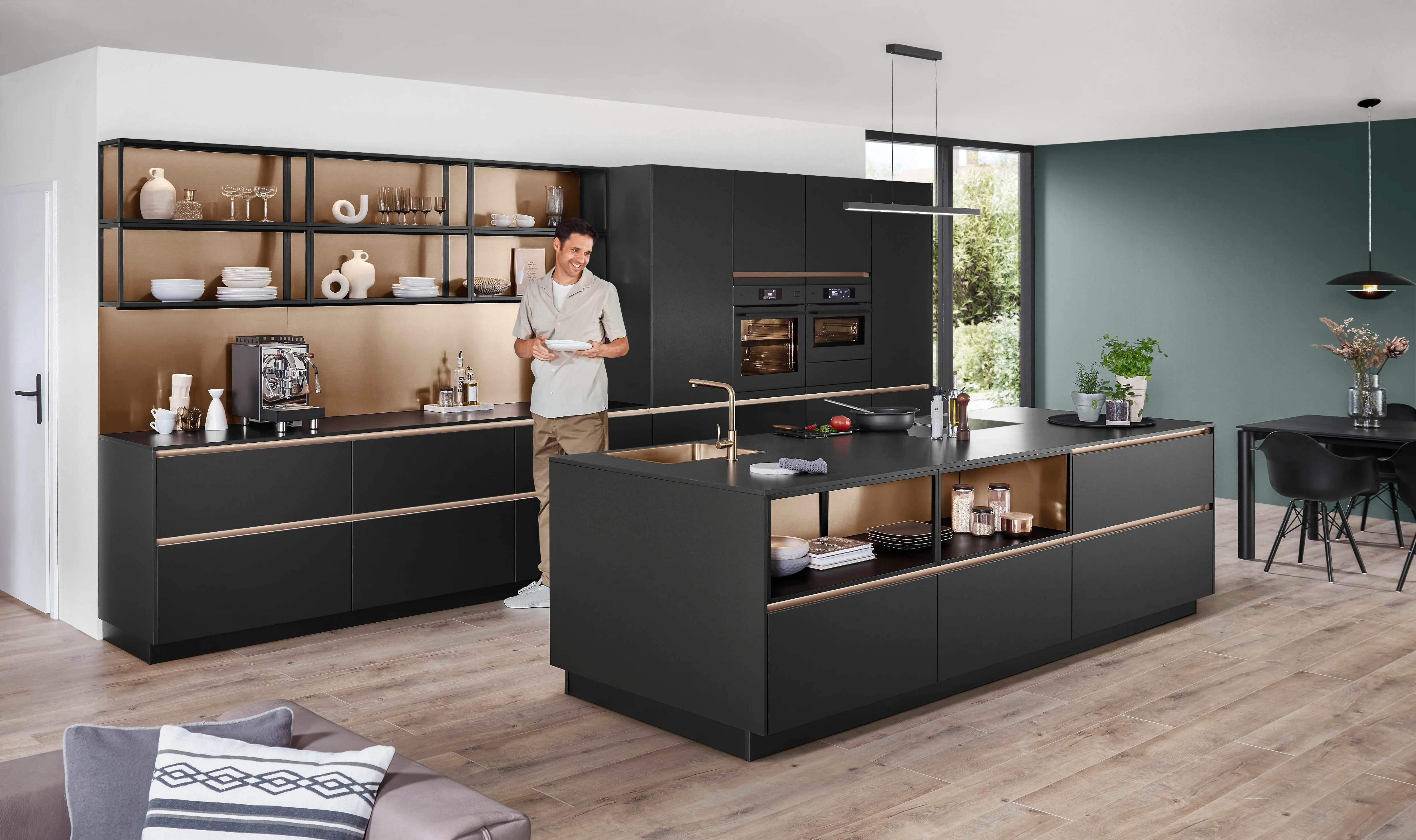 Senso 496 Lacquer, premium honed black — ambient 6