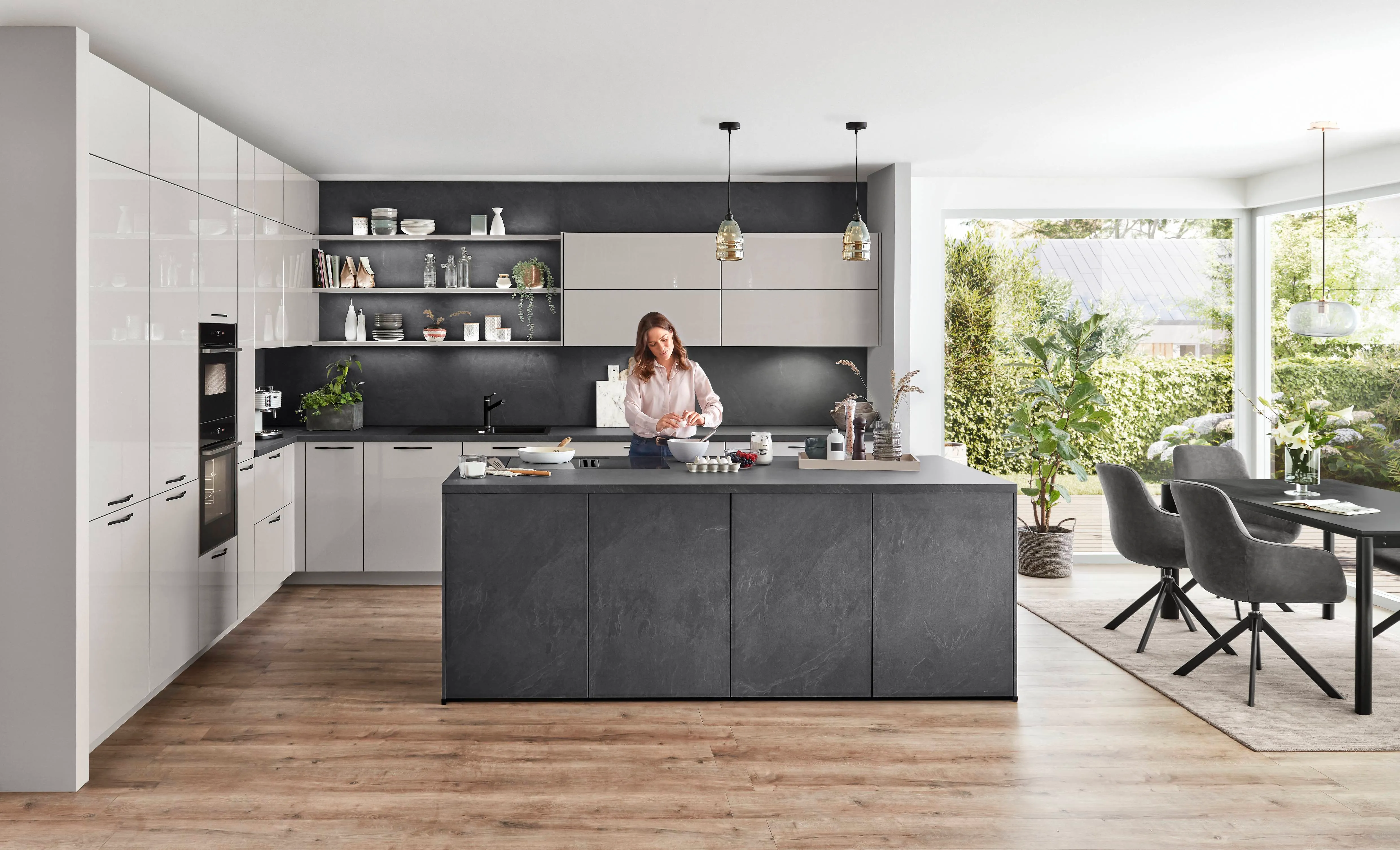 Novalux 519 Lacquered, satin grey high gloss — ambient 6