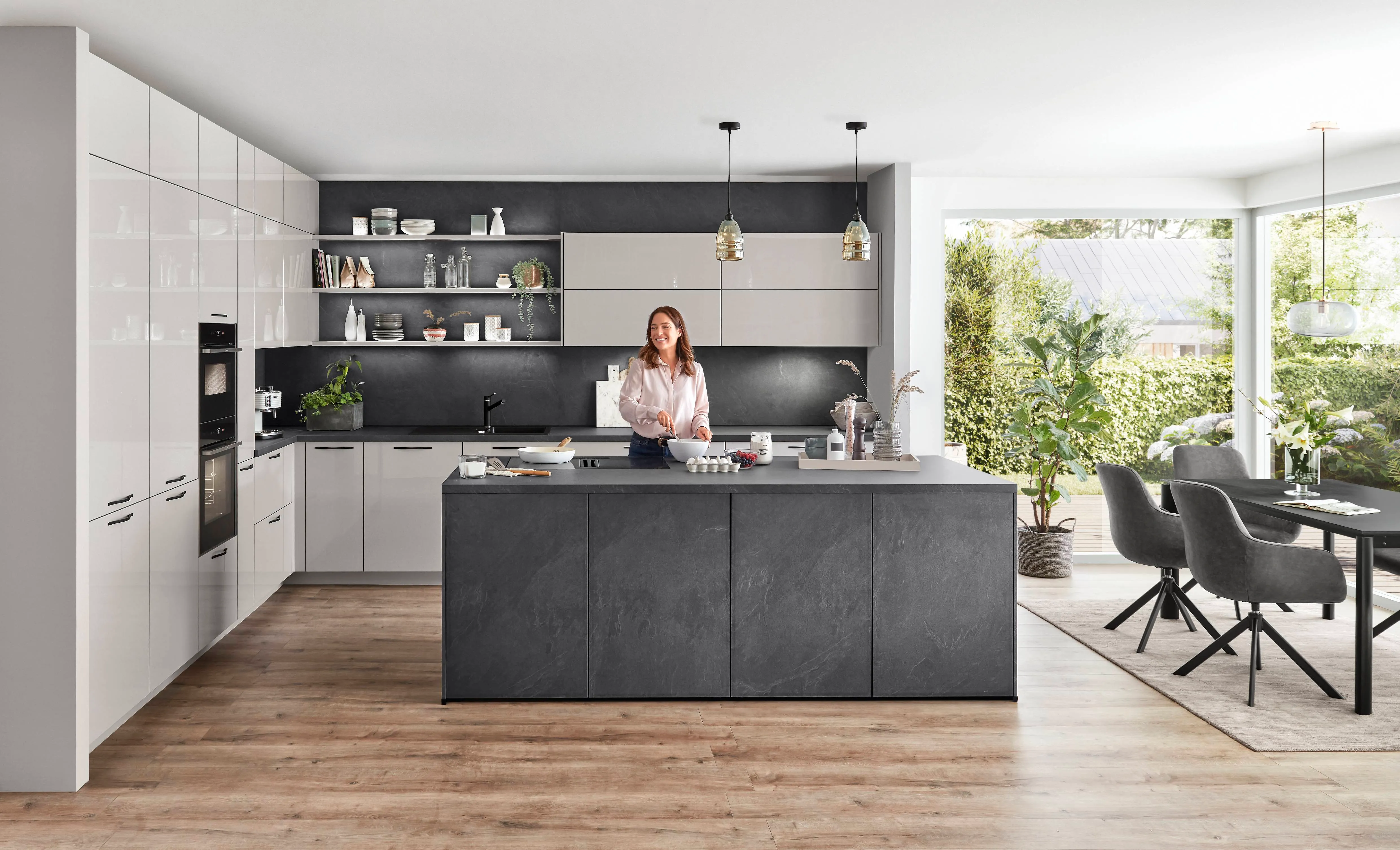 Novalux 519 Lacquered, satin grey high gloss — ambient 7