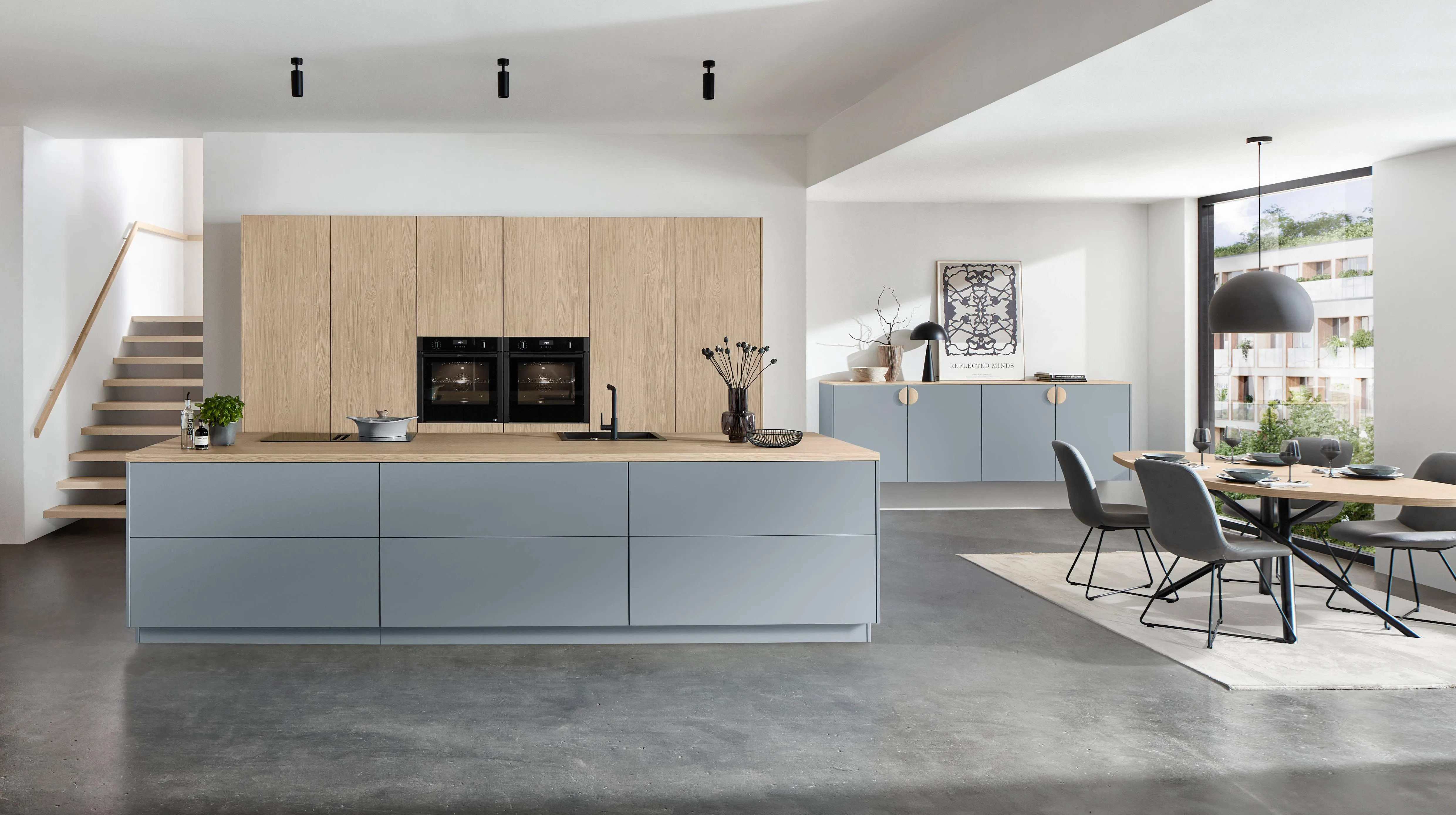 Senso 485 Lacquer, premium honed sky — ambient 3