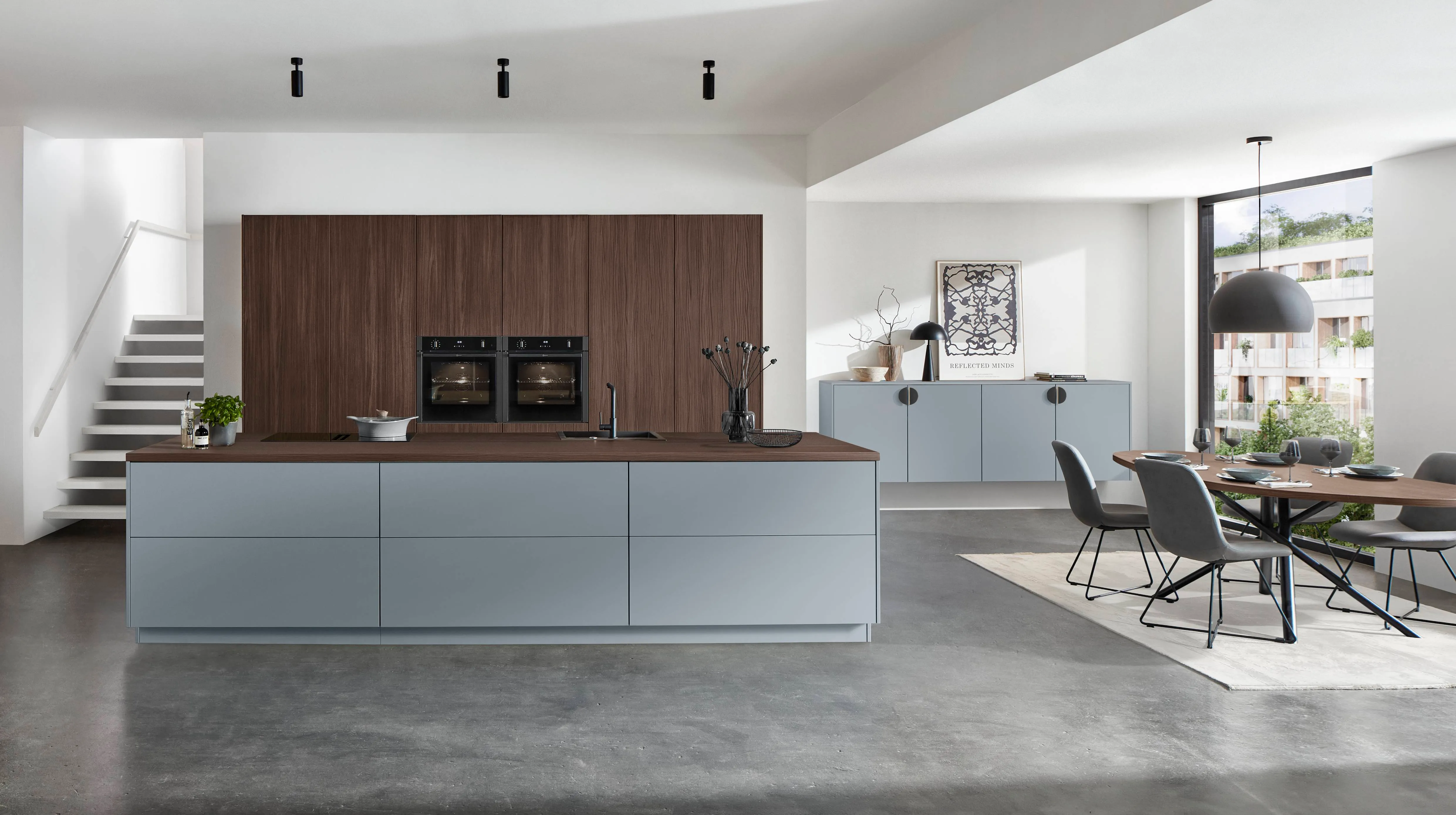 Senso 485 Lacquer, premium honed sky — ambient 5