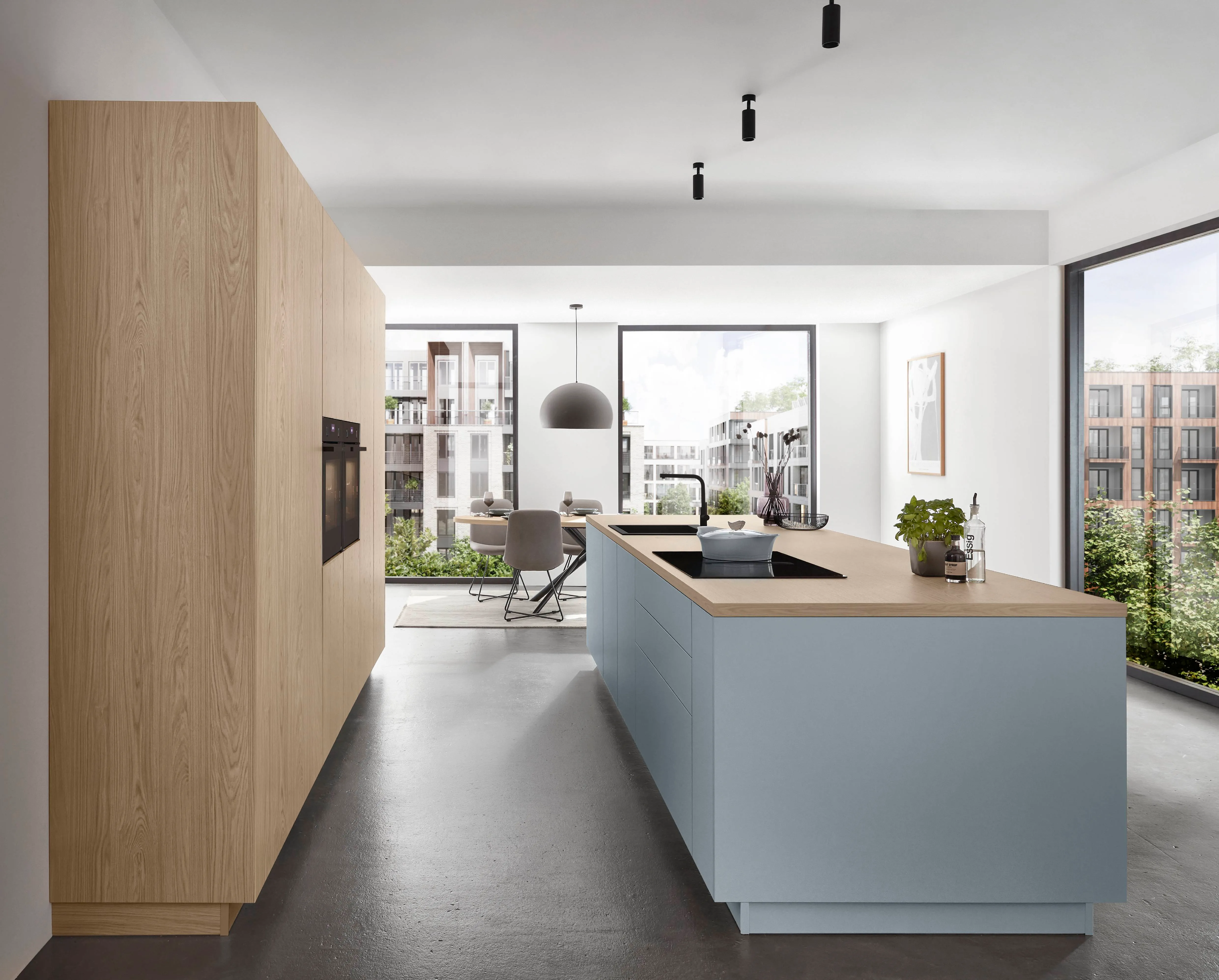 Senso 485 Lacquer, premium honed sky — ambient 6