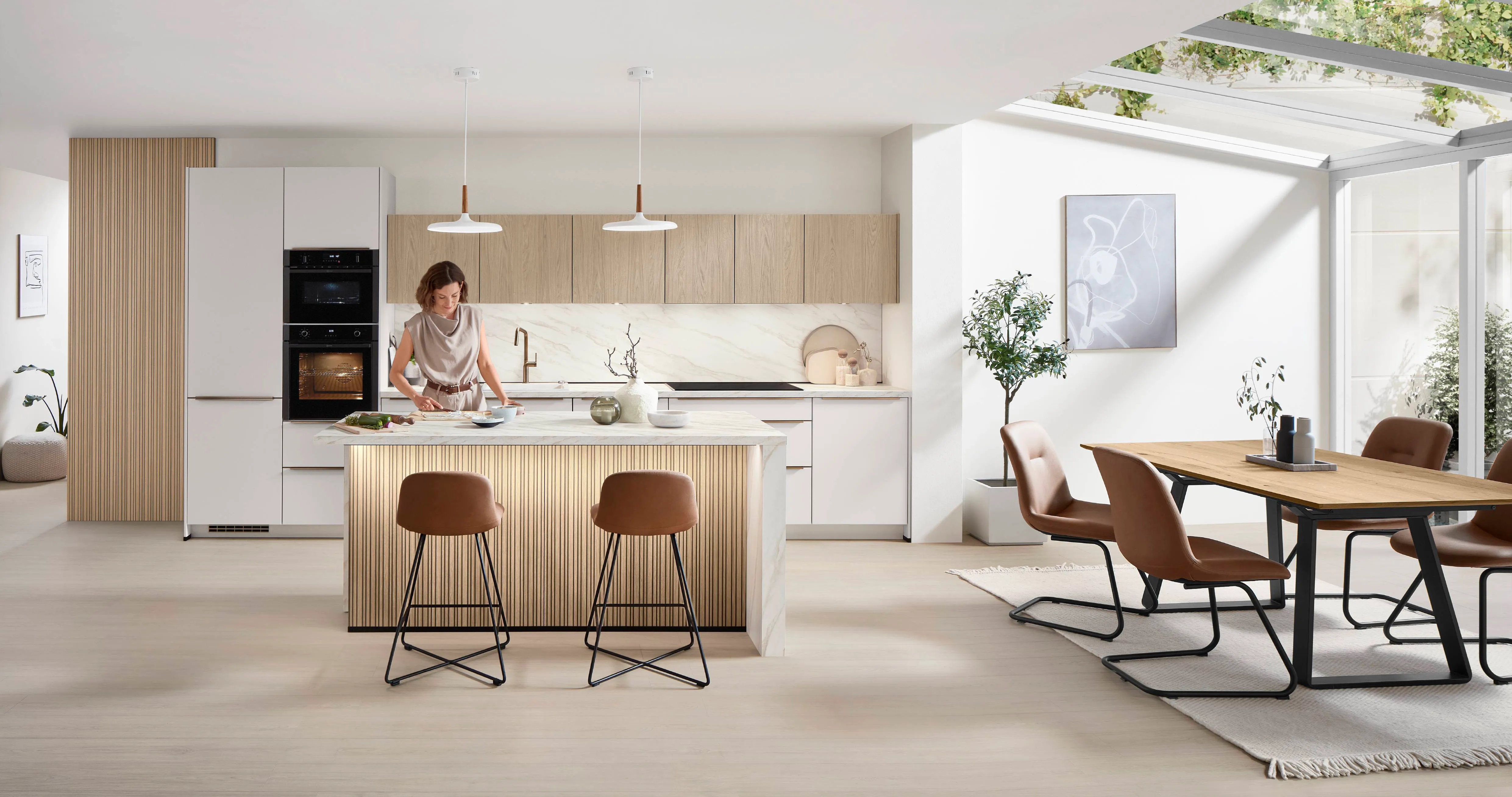 Softline 509 Lacquer, perfect honed white — ambient 6