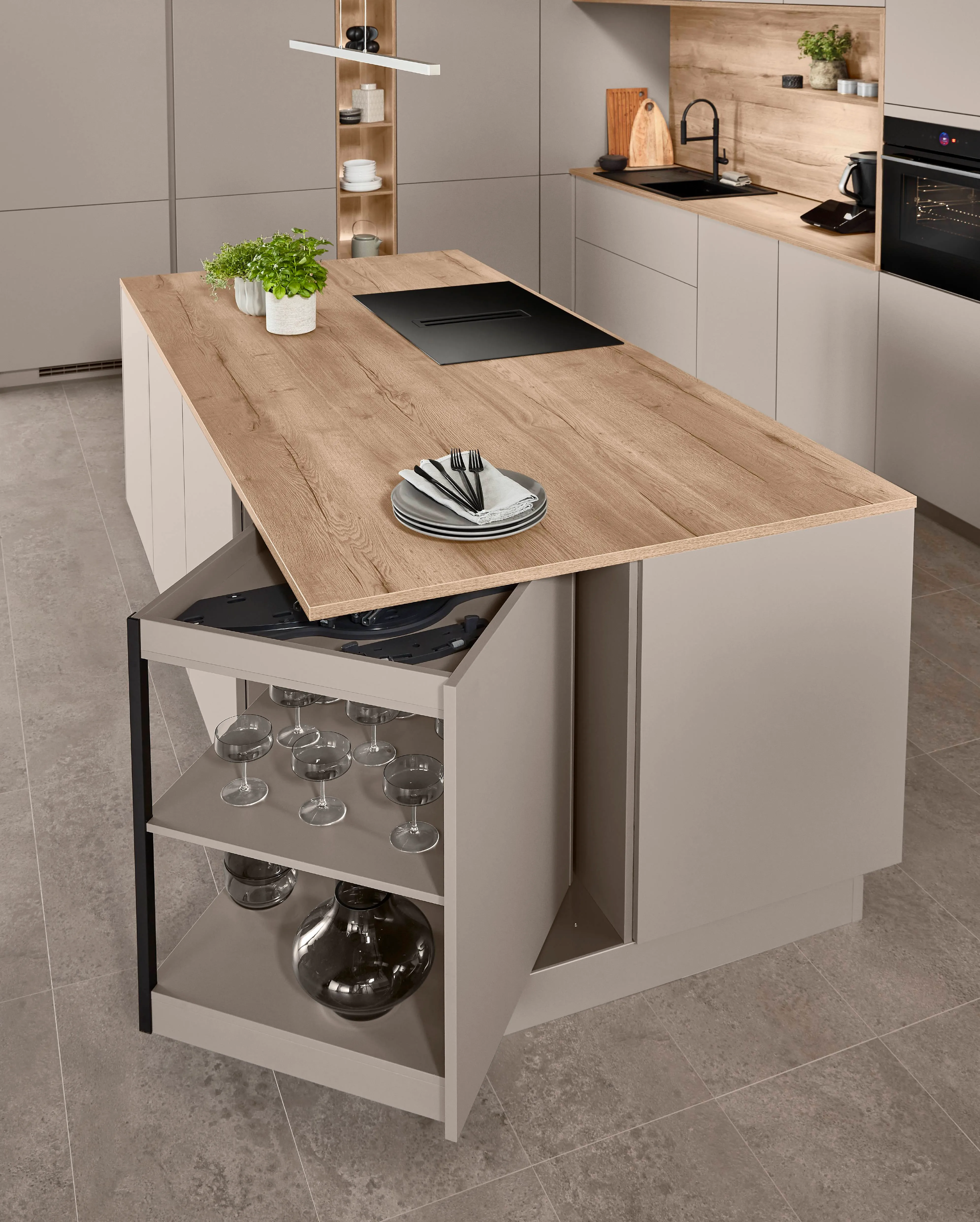 Senso 483 Lacquer, premium honed macchiato — detajl 40